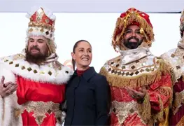 Claudia Sheinbaum transforma La Ma&ntilde;anera en fiesta de D&iacute;a de Reyes