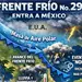 Frente fr&iacute;o 29 y descenso de temperaturas