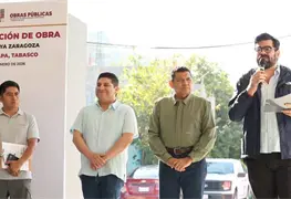 Gobernador Javier May entrega rehabilitaci&oacute;n de pozo de agua en Tacotalpa