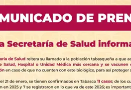 Sarampi&oacute;n: situaci&oacute;n actual en Tabasco
