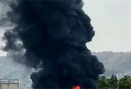Emergencia en San Francisco Xalostoc por incendio en f&aacute;brica de pinturas