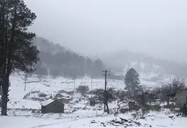 Vientos y nevadas: impacto de la tormenta invernal en Durango