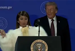 Nicki Minaj respalda a Donald Trump como su fan principal en evento pol&iacute;tico
