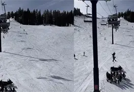 Debate sobre seguridad en telesillas tras incidente en estaci&oacute;n Mammoth Mountain