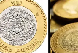 M&eacute;xico modifica composici&oacute;n de monedas de 10 pesos por eficiencia