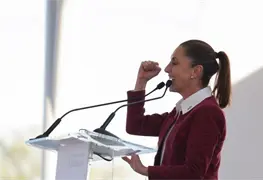 Presidenta Claudia Sheinbaum inaugura bachillerato en Garc&iacute;a