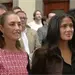 Salma Hayek celebra incentivos cinematogr&aacute;ficos con Claudia Sheinbaum