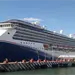 Turistas disfrutan de Acapulco con la llegada del Norwegian Jade