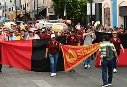Marcha STAIUJAT por desacuerdos