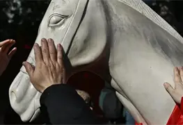 Celebraci&oacute;n del A&ntilde;o Nuevo Lunar en China con el Caballo de Fuego