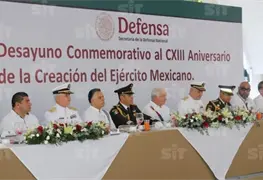 Celebraci&oacute;n del 113 aniversario del Ej&eacute;rcito Mexicano en Tabasco