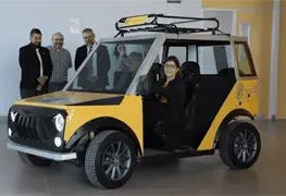 Innovaci&oacute;n en Guanajuato, auto el&eacute;ctrico dise&ntilde;ado para personas con discapacidad