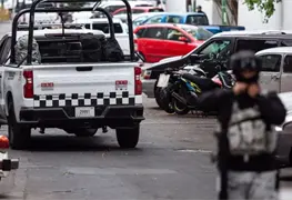 Guardia Nacional resguarda traslado de presuntos delincuentes en FEMDO
