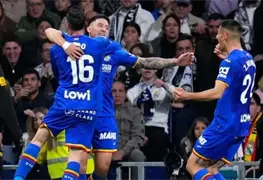 Real Madrid cae ante Getafe en un duelo sorpresivo