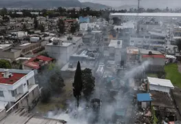 Explosi&oacute;n en taller clandestino de pirotecnia en Tultepec