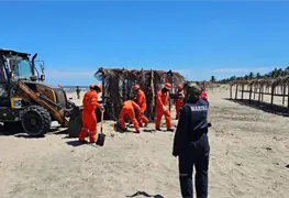 SEMADES y PEMEX unidos en limpieza de costas en Para&iacute;so