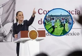 Claudia Sheinbaum celebra r&eacute;cord Guinness de f&uacute;tbol masivo en el Z&oacute;calo