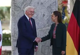 Sheinbaum recibe a Steinmeier en Canc&uacute;n para fortalecer lazos bilaterales