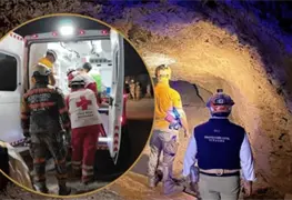 Rescate del primer sobreviviente de la mina Santa Fe