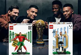 LEGO lanza colecci&oacute;n de futbolistas rumbo al Mundial 2026