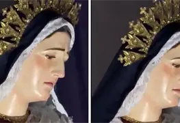 Fieles atestiguan l&aacute;grimas de la Virgen de los Dolores en Capilla San Jos&eacute;
