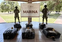 Armada de M&eacute;xico asegura 265 kg de coca&iacute;na en el Pac&iacute;fico