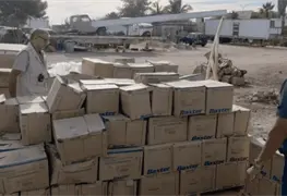 Abandonan insumos m&eacute;dicos en estacionamiento de La Paz, BCS