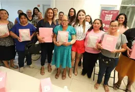 Mujeres de Tabasco reciben pr&oacute;tesis mamaria externa para vencer el c&aacute;ncer