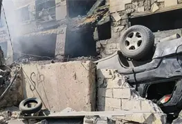 Incendio de gran magnitud en Hospital de Tebnine por ataques a&eacute;reos