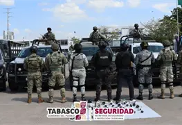 Coordinaci&oacute;n de fuerzas federales retira c&aacute;maras de vigilancia en Villahermosa