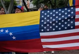 Protesta sindical en Caracas por mejoras laborales y elecciones