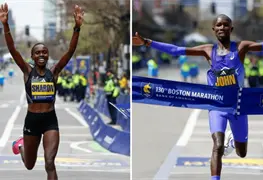 Kenia arrasa en Marat&oacute;n de Boston 2026: Podio masculino y femenino