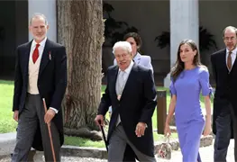 Los reyes de Espa&ntilde;a premian a Gonzalo Celorio con el Premio Cervantes 2025