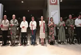 Inaugurado el Tren Felipe &Aacute;ngeles por Claudia Sheinbaum en M&eacute;xico