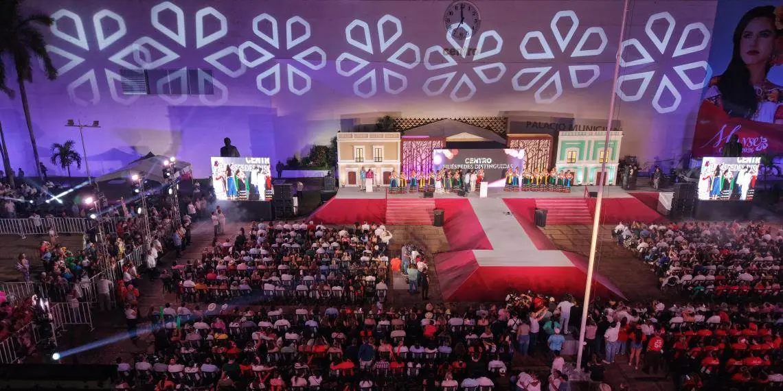 Plaza Revolución testigo de distinciones en Feria Tabasco 2026