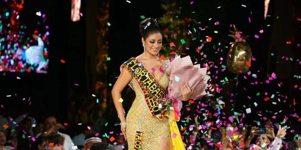 ¡Se hizo la flor en Tacotalpa! María José Hernández brilla como Flor de Tabasco 2026