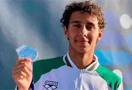 Paulo Strehlke hace historia con medalla de plata en Copa del Mundo de Natación