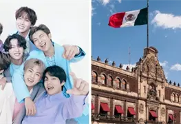 BTS se Presenta en Palacio Nacional de M&eacute;xico