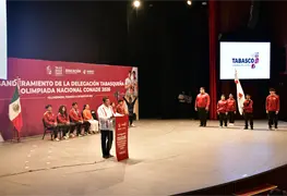 Javier May aumenta beca deportiva para Delegaci&oacute;n Tabasco en Olimpiada Nacional Conade 2026