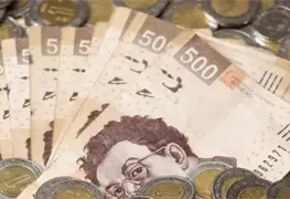 Peso mexicano gana terreno y d&oacute;lar cae a 17.21