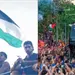 Lamine Yamal ondea bandera de Palestina en celebraci&oacute;n del Barcelona