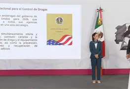 Sheinbaum celebra reconocimiento de EEUU sobre consumo de drogas y tr&aacute;fico de armas