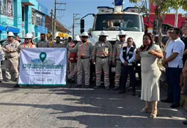 Avanzan en Tenosique trabajos de mantenimiento a la red el&eacute;ctrica