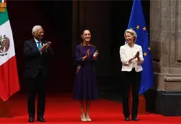 Sheinbaum recibe a Ursula von der Leyen para firmar el Acuerdo Global Modernizado