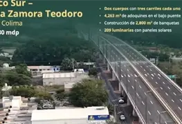 Puente Epitacia Zamora Teodoro: clave para la modernizaci&oacute;n vial en Colima
