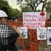 Manifestaci&oacute;n de Solidaridad con Palestina en Embajada de Israel