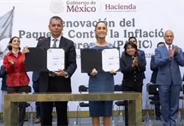 Gobierno y empresas se unen para controlar inflaci&oacute;n