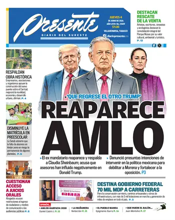 Portada del D&iacute;a Edici&oacute;n Impresa