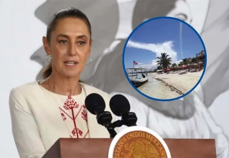 Claudia Sheinbaum protege Mahahual para impulsar ecoturismo comunitario