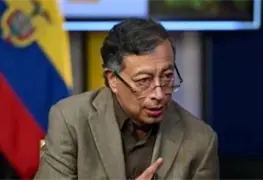 Gustavo Petro critica apoyo de EE.UU. a candidato colombiano de derecha